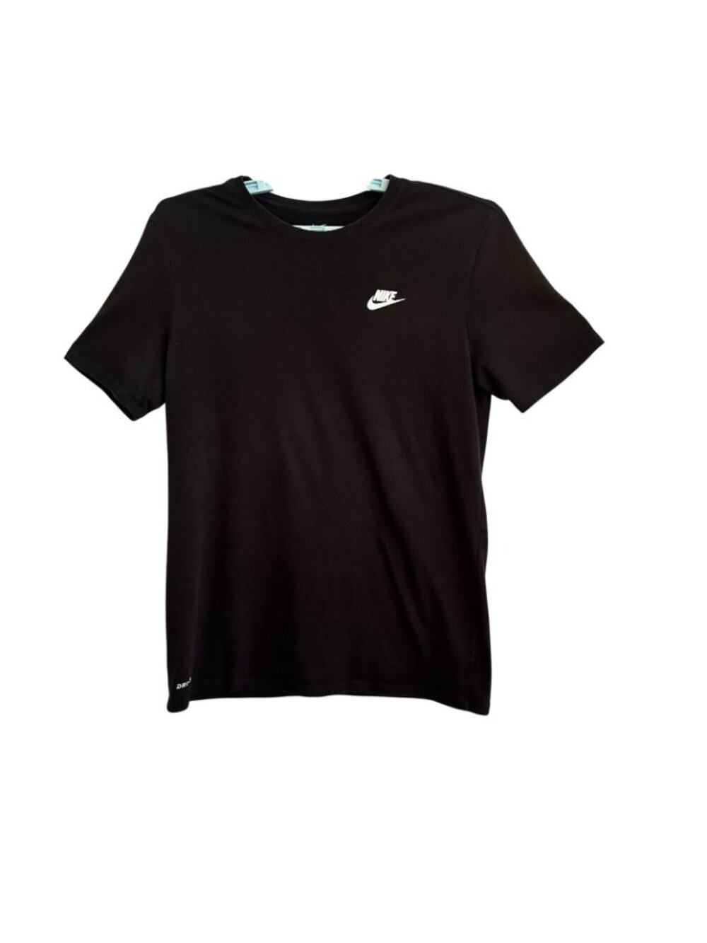 The Nike Tee Men's Dri-Fit Athletic Cut Black Short-Sleeved Shirt SZ L Jogging - Picture 2 of 10